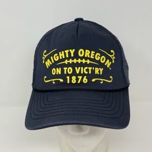 Oregon Ducks Trucker Hat Richardson 113‎ Adjustable Snapback Foam Mesh Back Blue